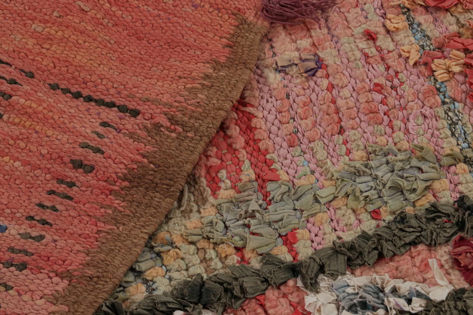Vintage Moroccan Geometric Rug