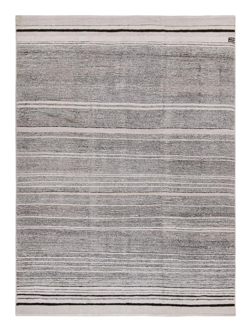 Contemporary Rug with Stripes and Gradation “Sky”