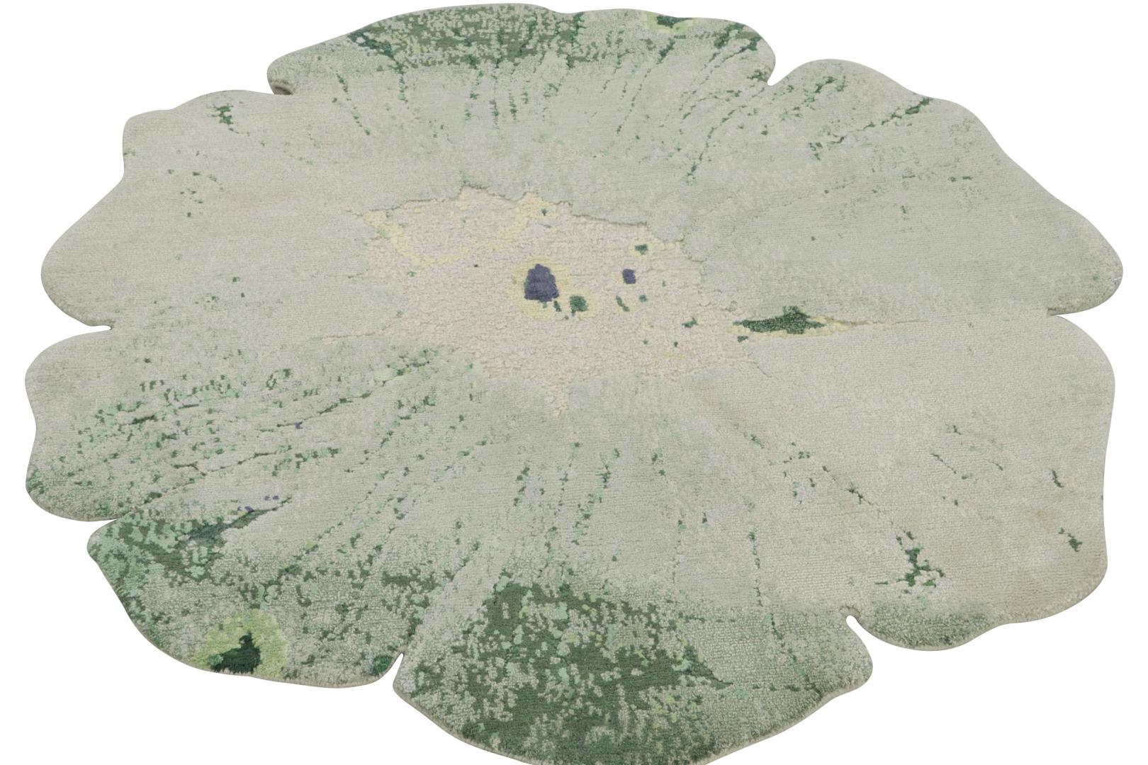 Contemporary Abstract Shaped Rug