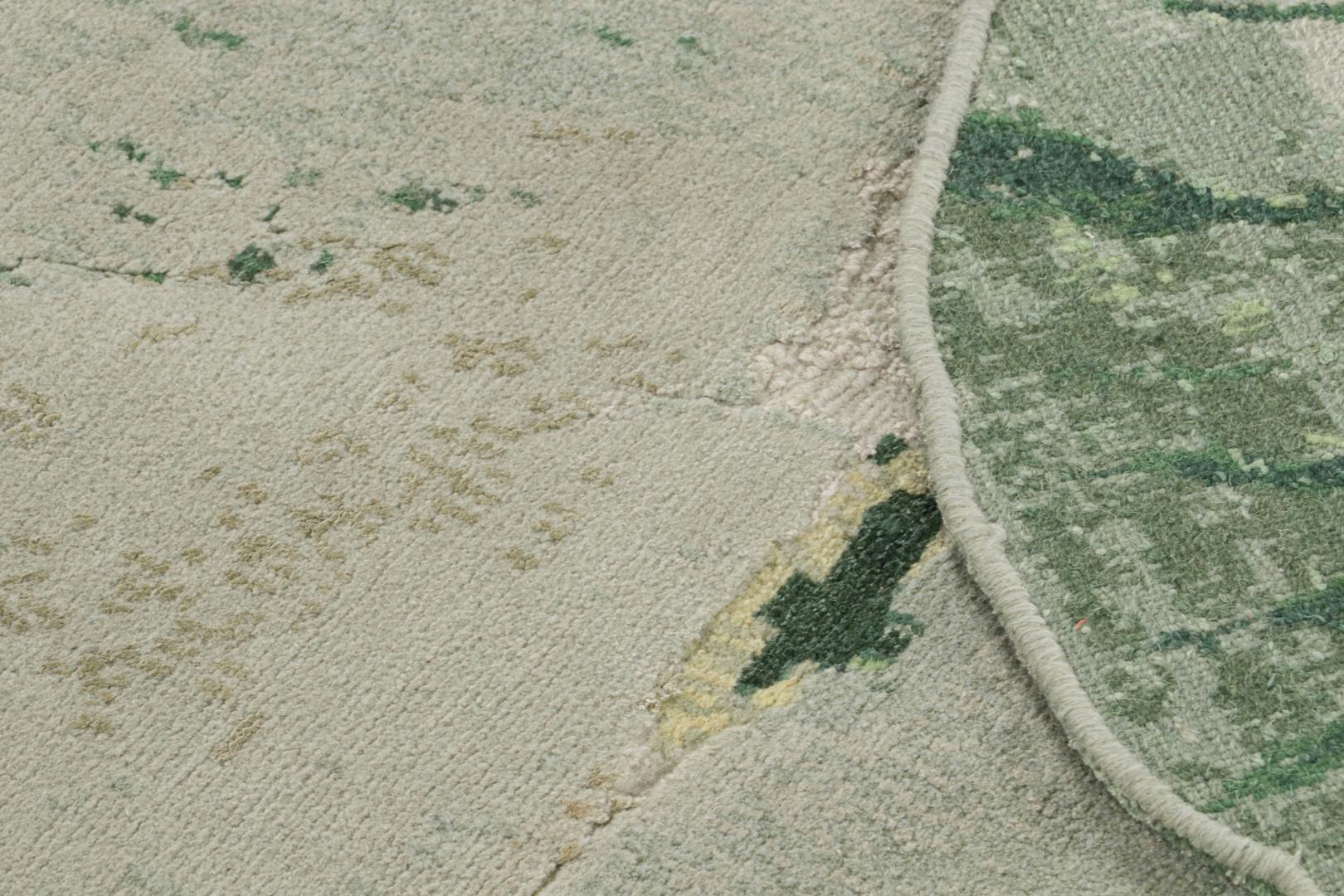 Contemporary Abstract Shaped Rug
