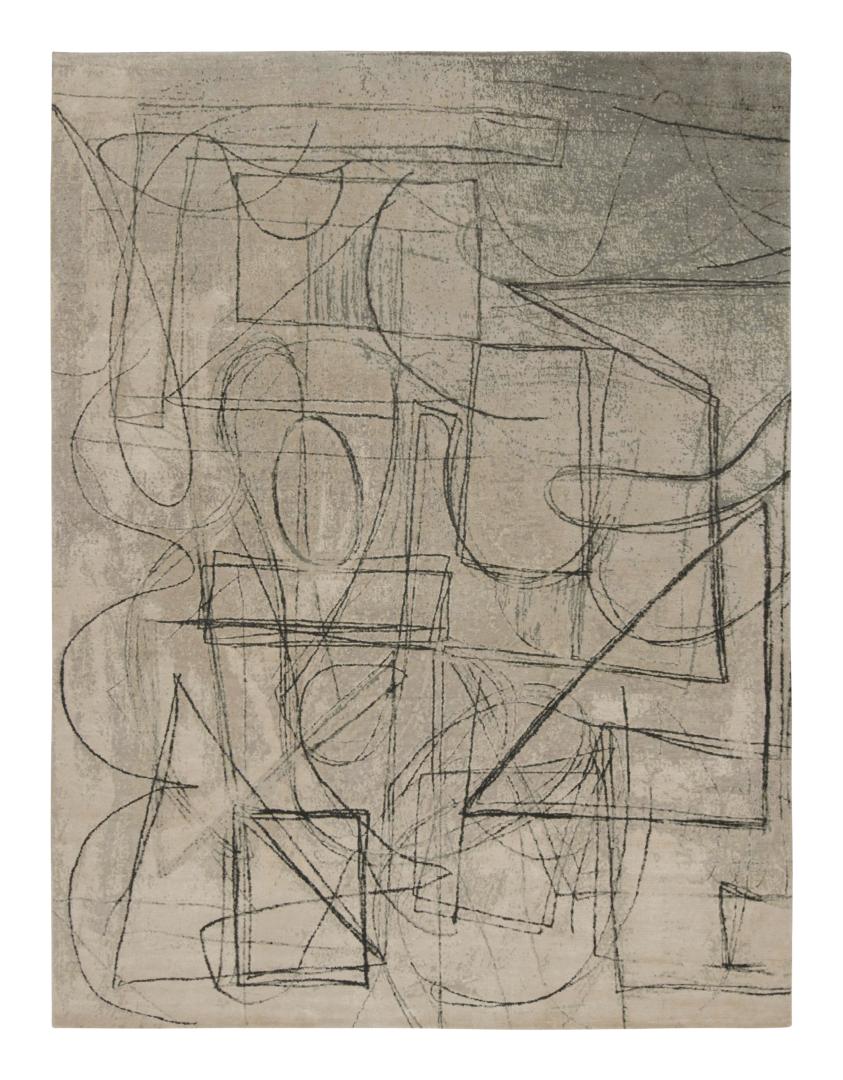 Modern Abstract “Library of Forms” Rug