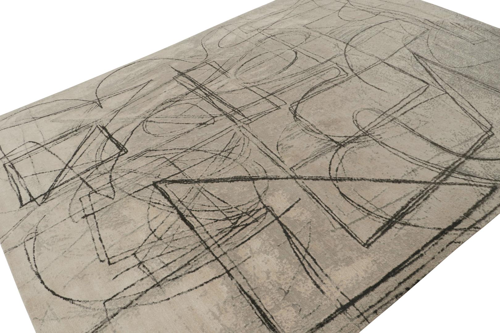 Modern Abstract “Library of Forms” Rug