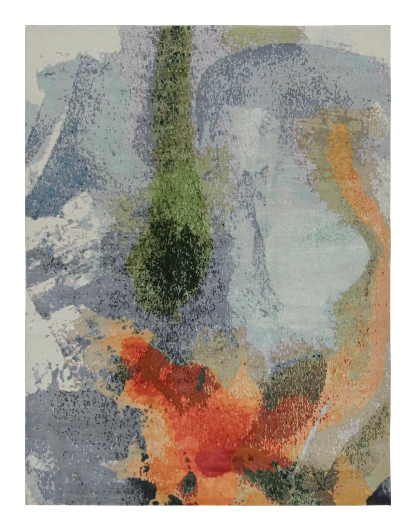 Modern Abstract Rug “Monsoon”