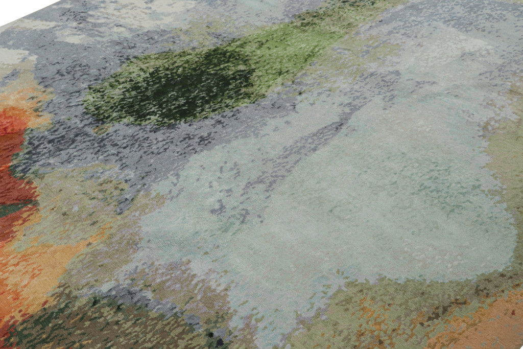 Modern Abstract Rug “Monsoon”