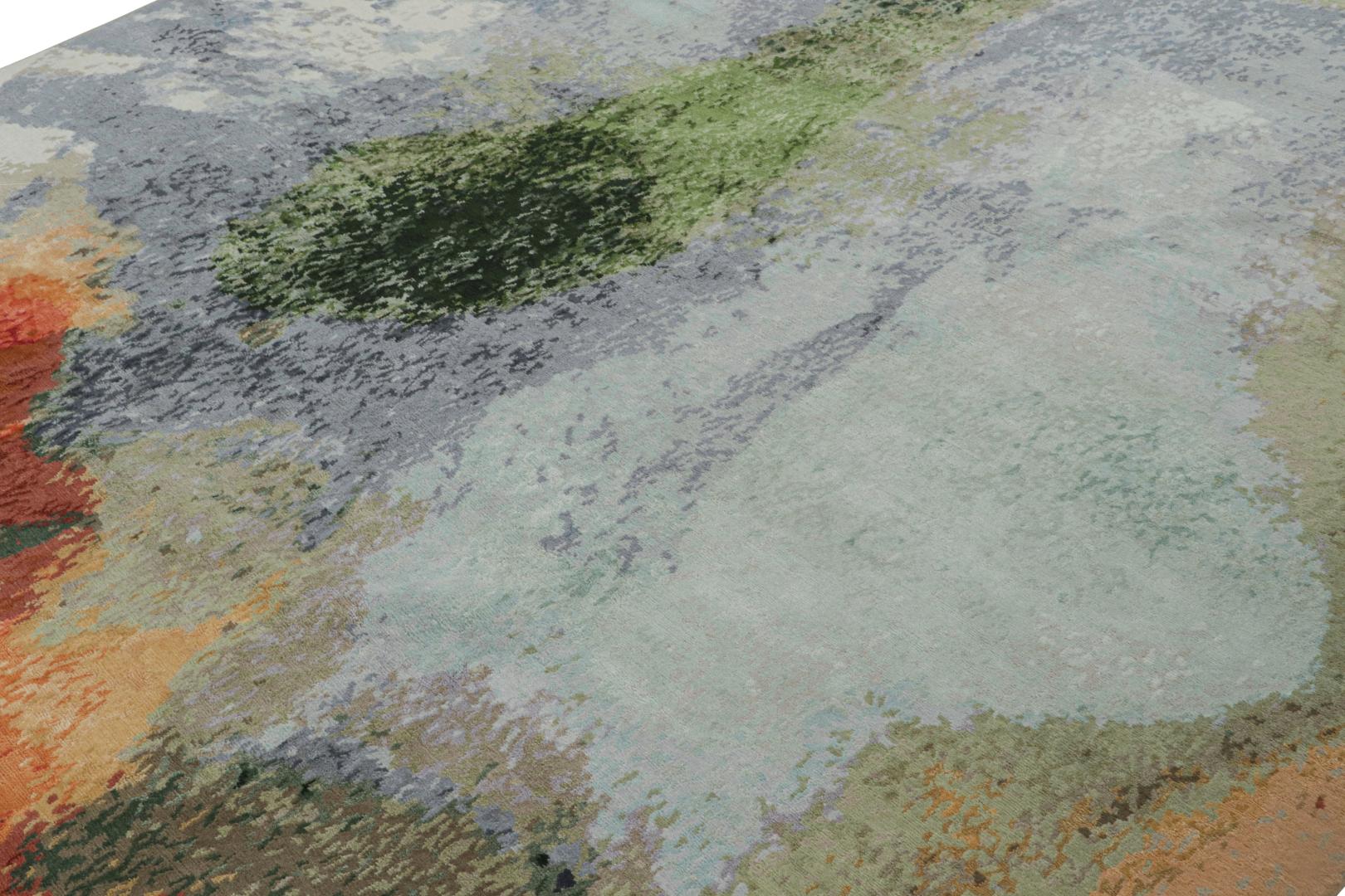 Modern Abstract Rug “Monsoon”