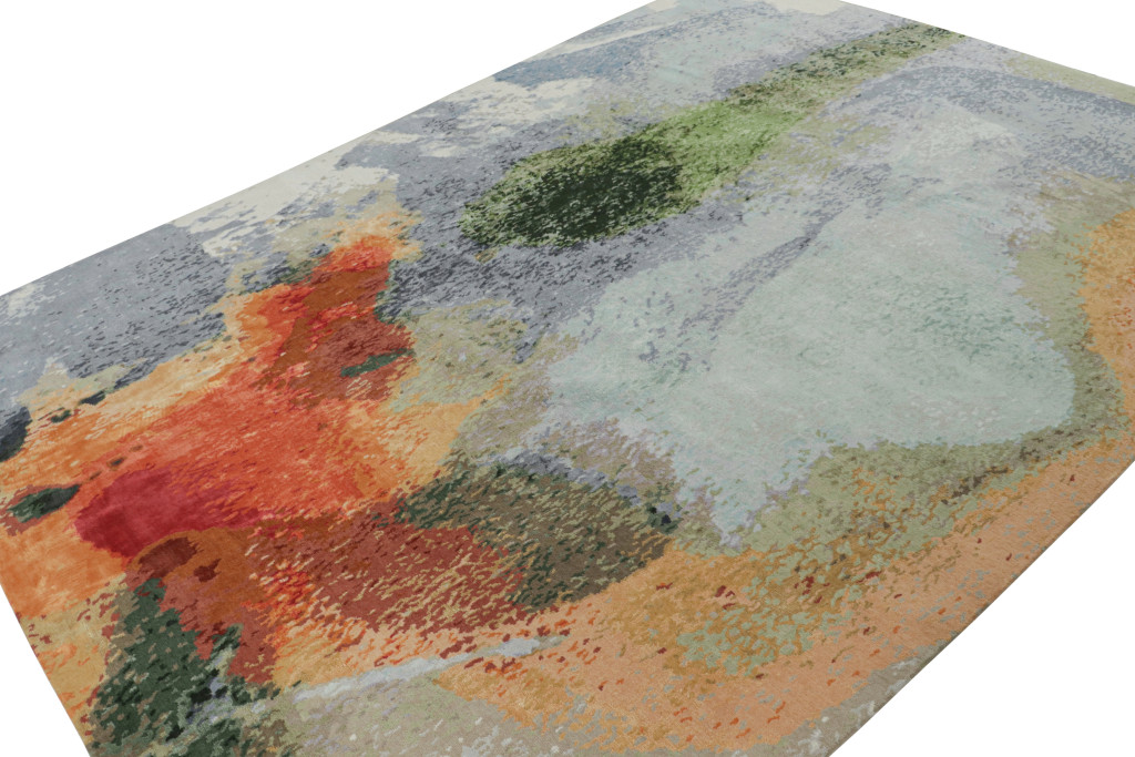 Modern Abstract Rug “Monsoon”