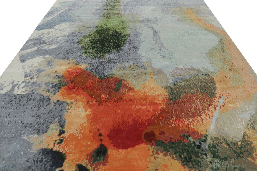 Modern Abstract Rug “Monsoon”