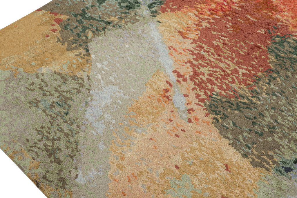 Modern Abstract Rug “Monsoon”