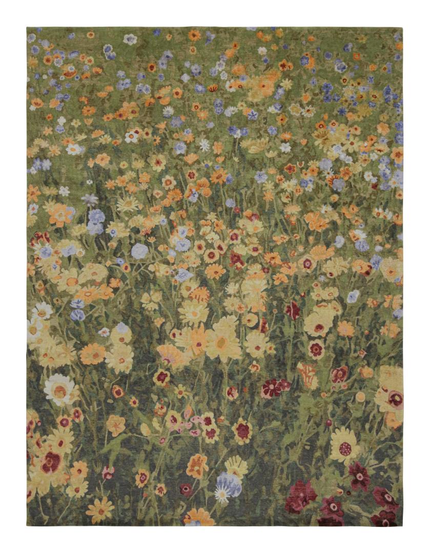 Modern Botanical Rug