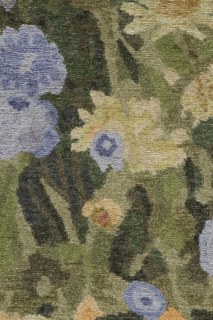 Modern Botanical Rug