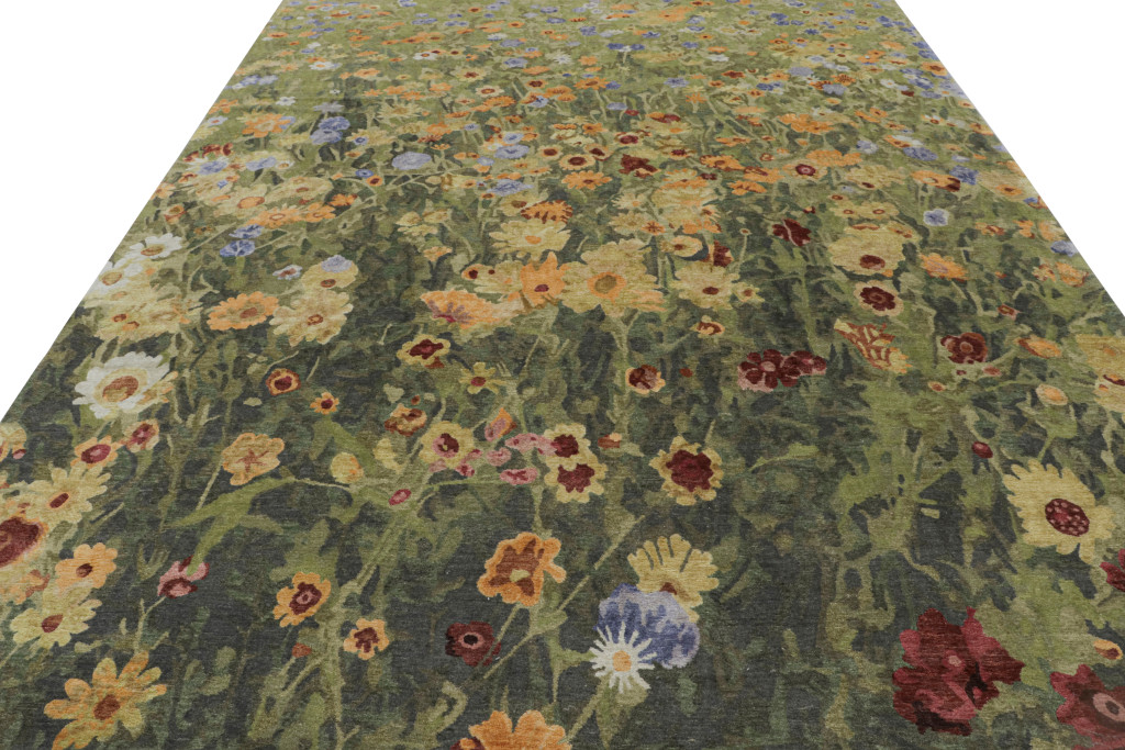 Modern Botanical Rug
