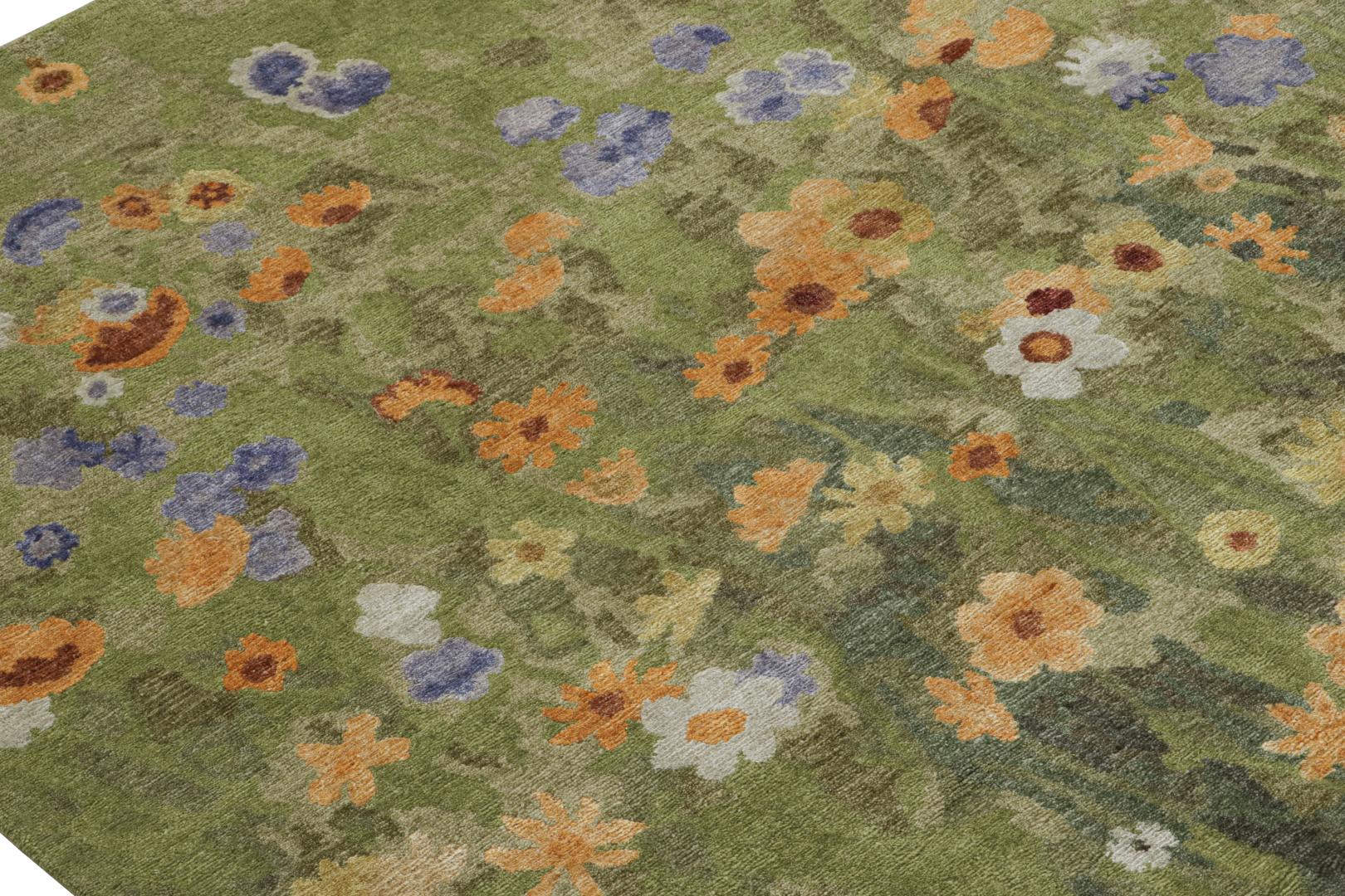 Modern Botanical Rug