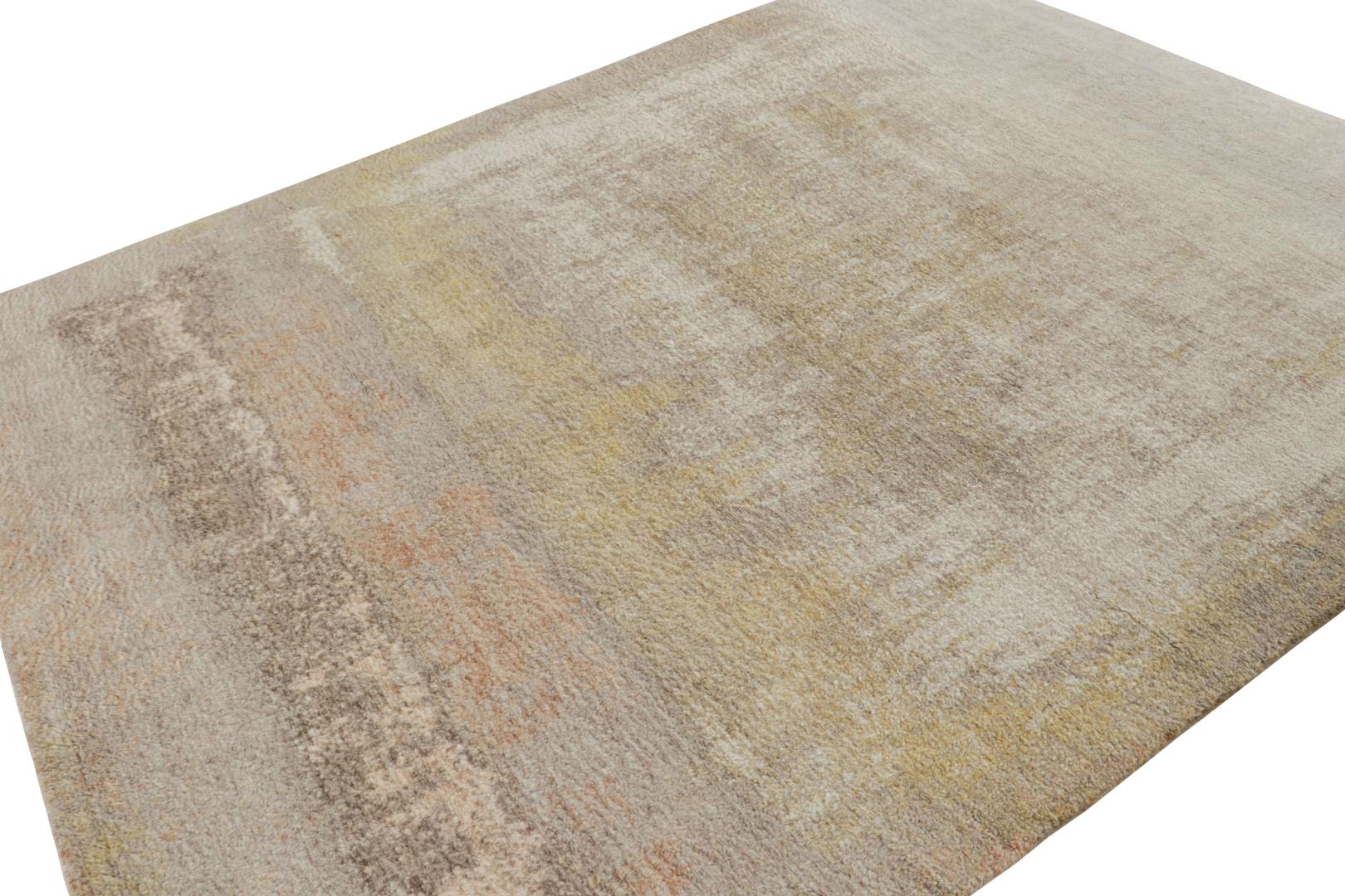 Modern Textural High Pile Rug
