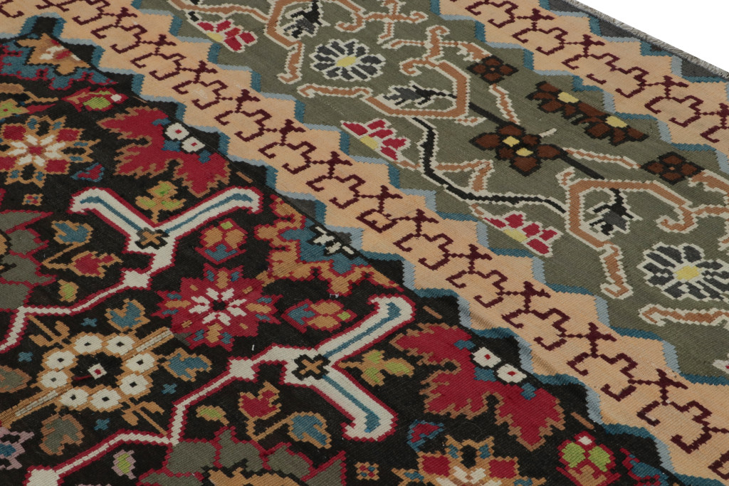 Vintage Turkish Square Kilim