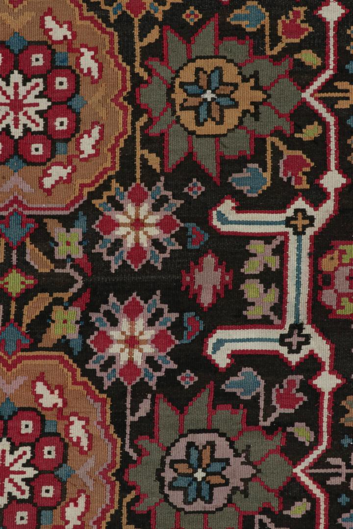Vintage Turkish Square Kilim