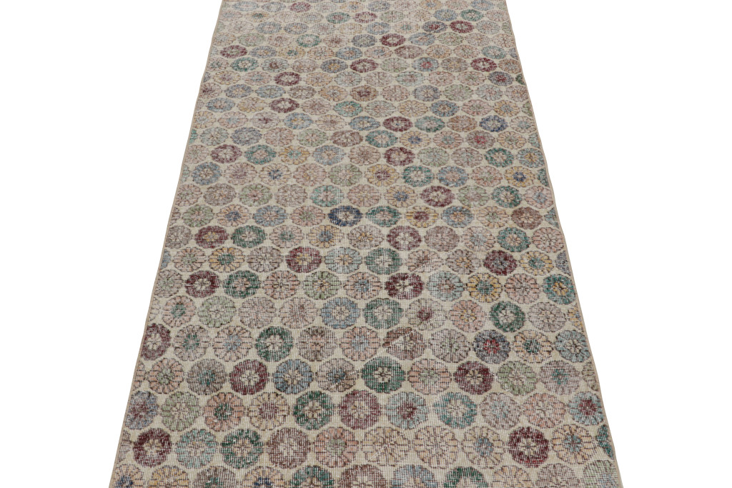 Vintage Zeki Müren Runner Rug