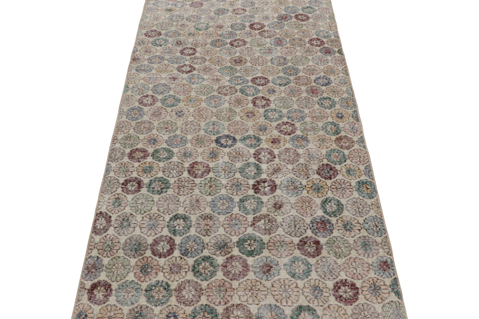 Vintage Zeki Müren Runner Rug
