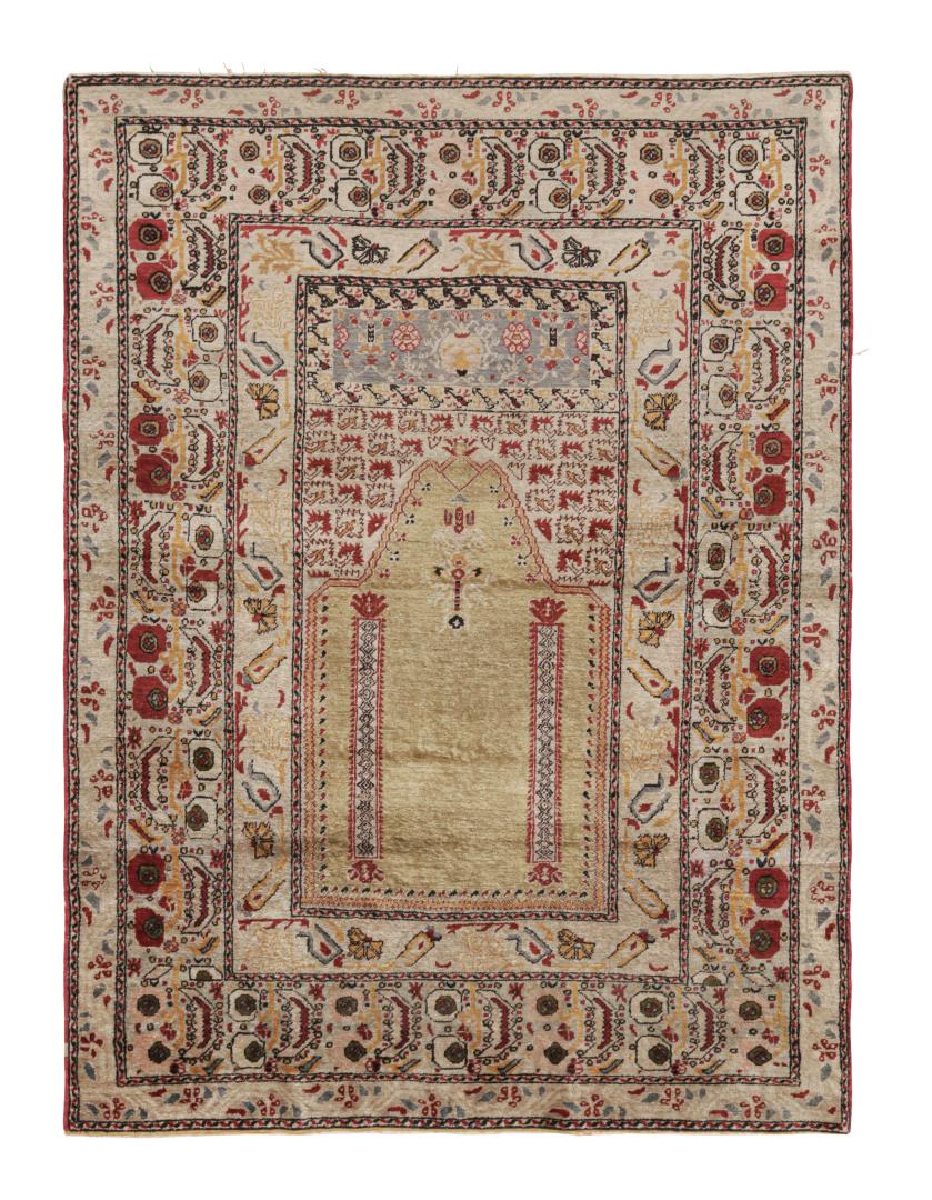 Antique Turkish Mihrab Rug
