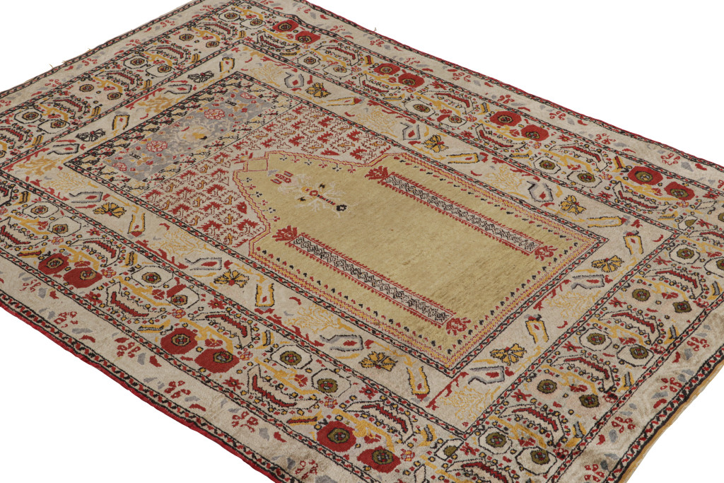 Antique Turkish Mihrab Rug