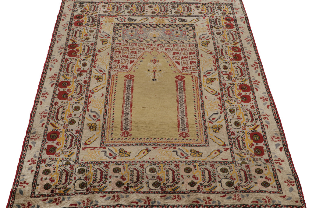 Antique Turkish Mihrab Rug