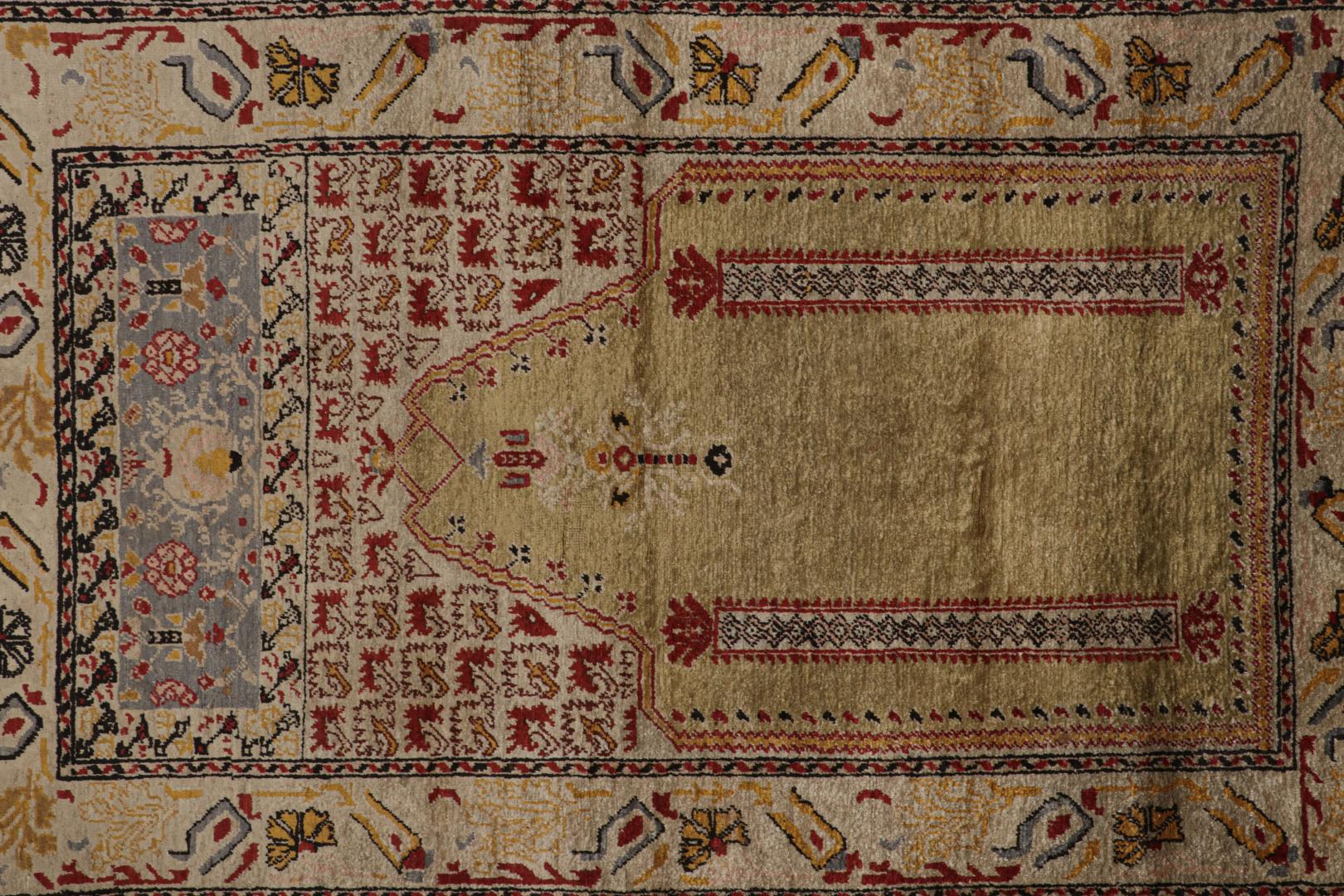Antique Turkish Mihrab Rug