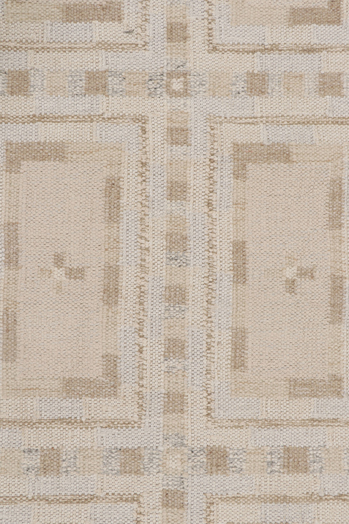 Scandinavian Runner Rug with Geometric Patterns