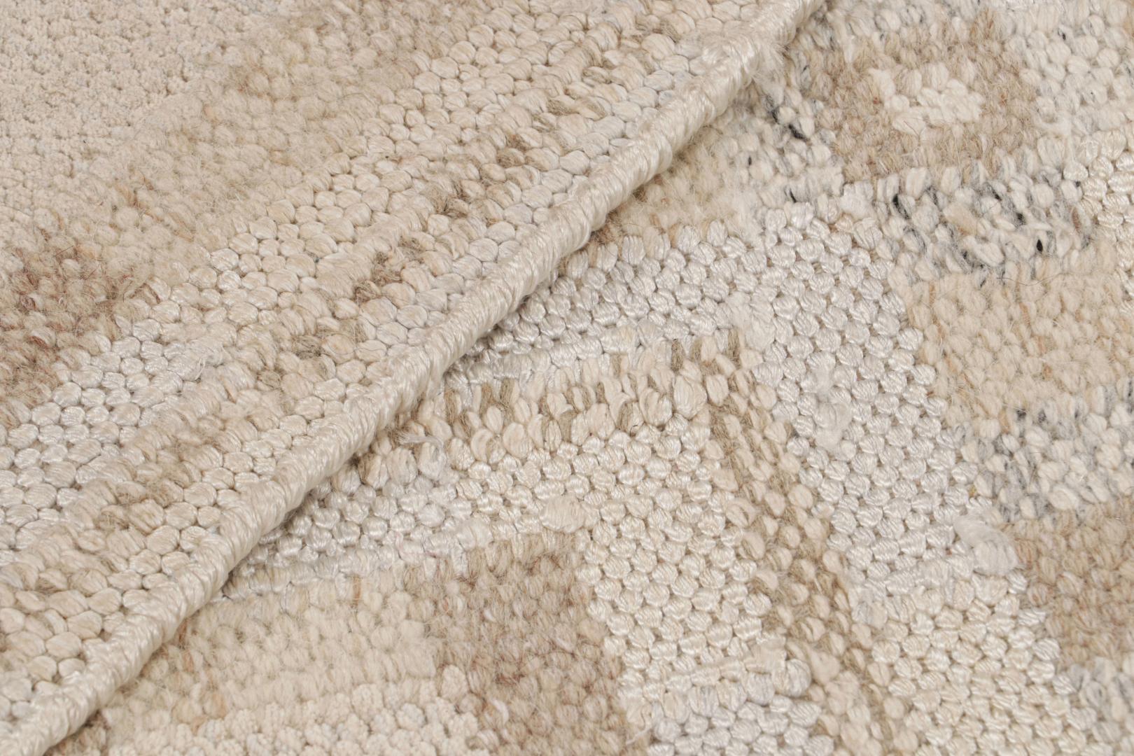 Scandinavian Runner Rug with Geometric Patterns