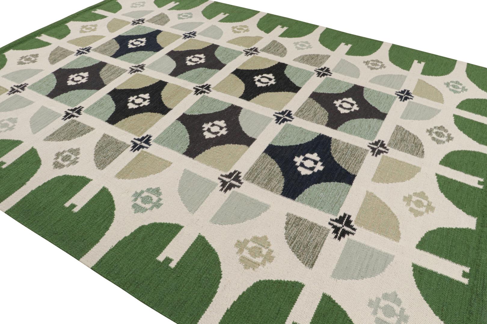 Scandinavian Rug with Geometric Patterns