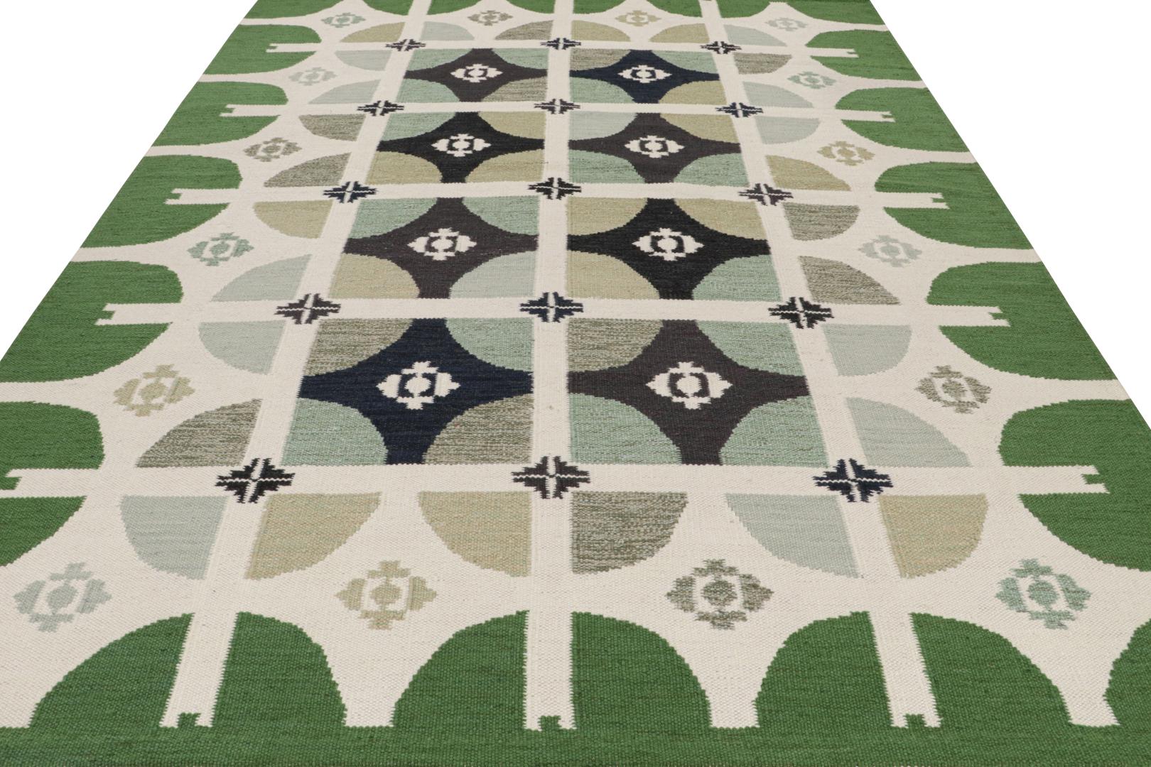 Scandinavian Rug with Geometric Patterns