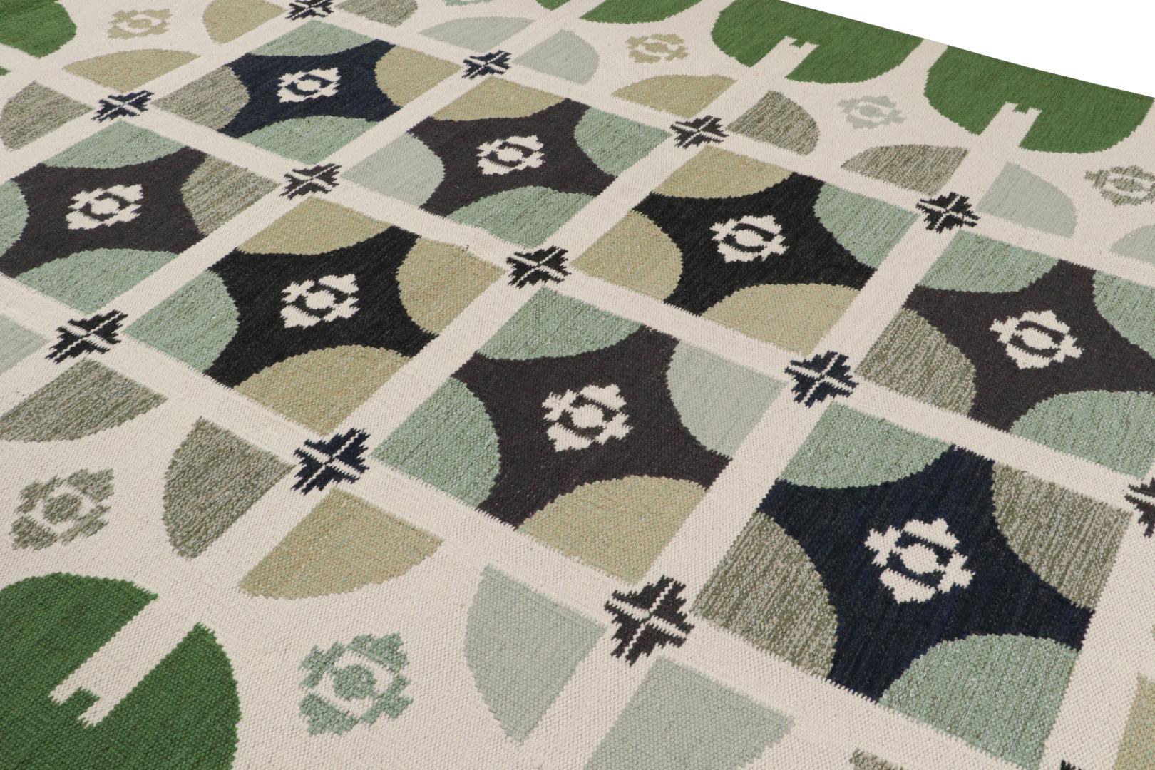 Scandinavian Rug with Geometric Patterns