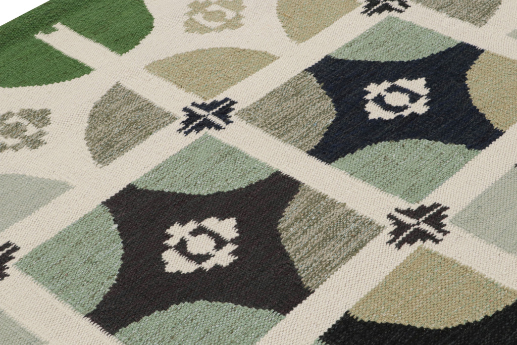 Scandinavian Rug with Geometric Patterns
