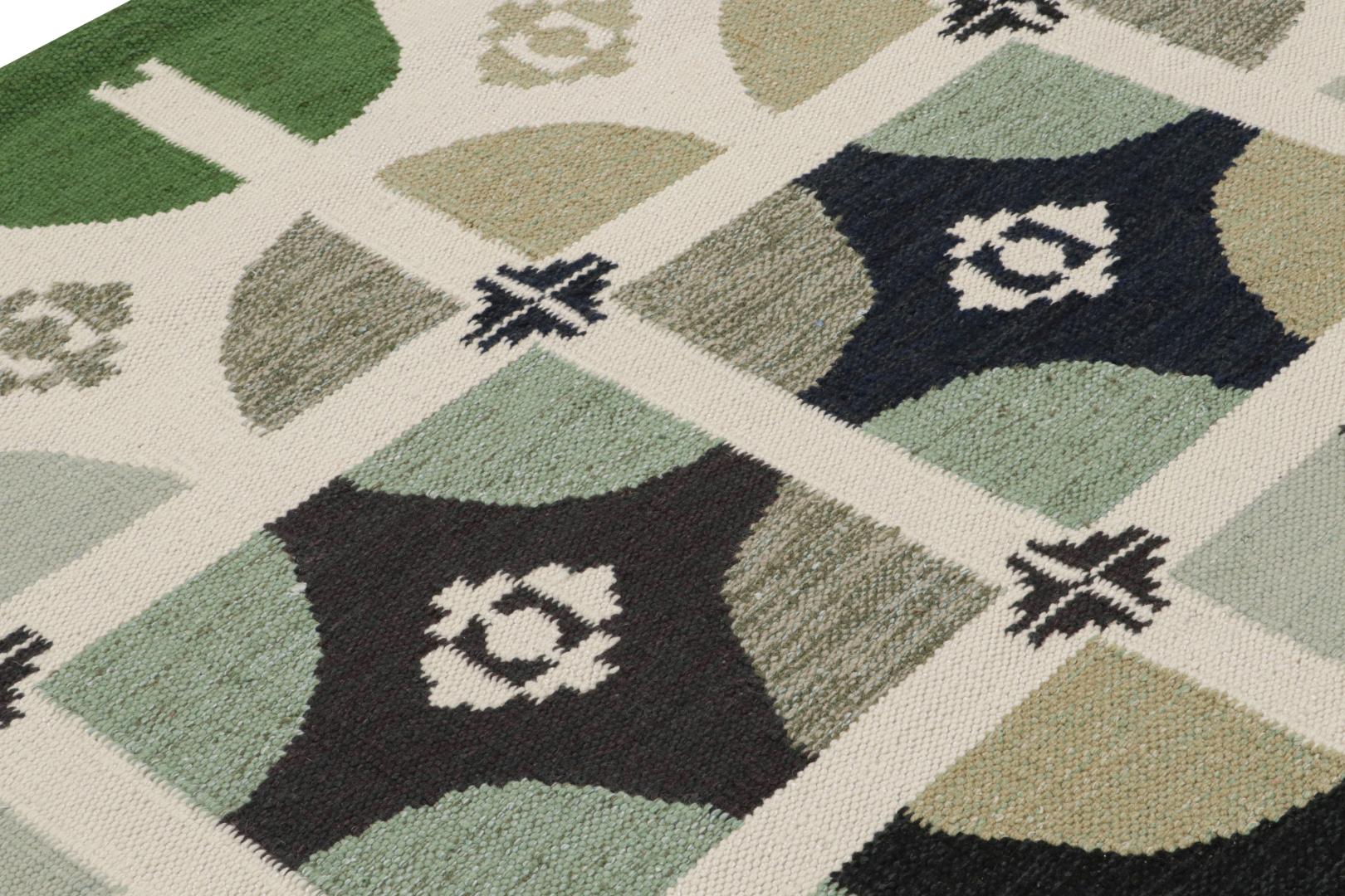Scandinavian Rug with Geometric Patterns