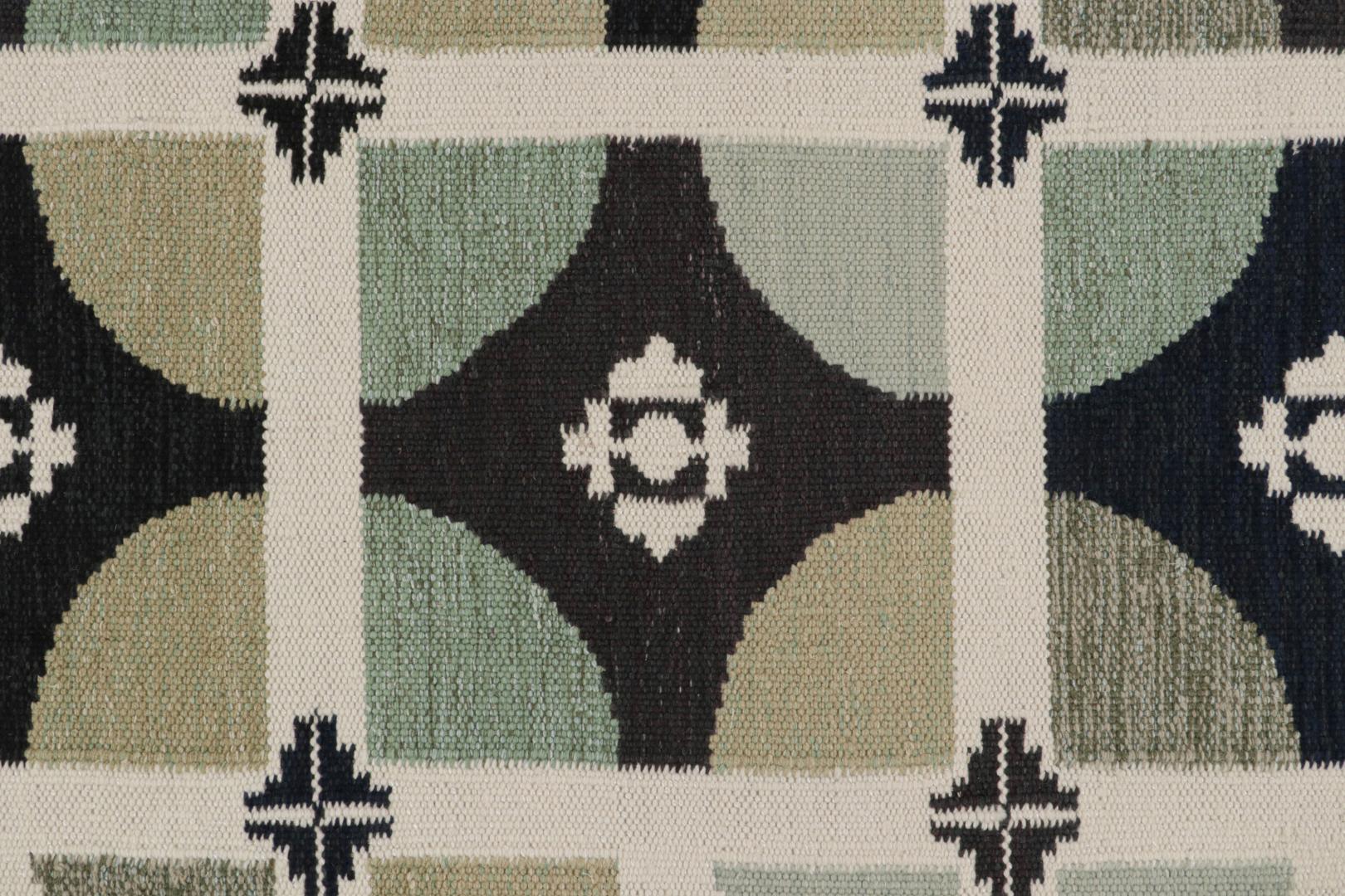 Scandinavian Rug with Geometric Patterns