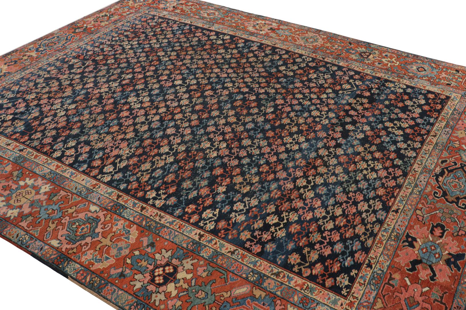 Antique Persian Bakshaish Rug