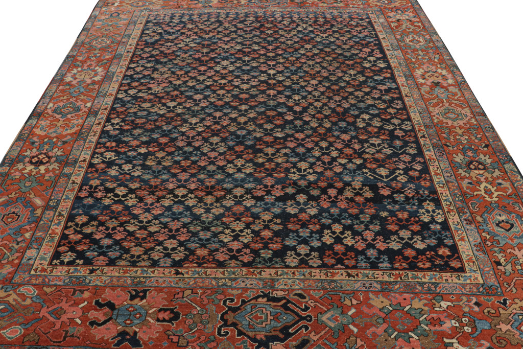 Antique Persian Bakshaish Rug