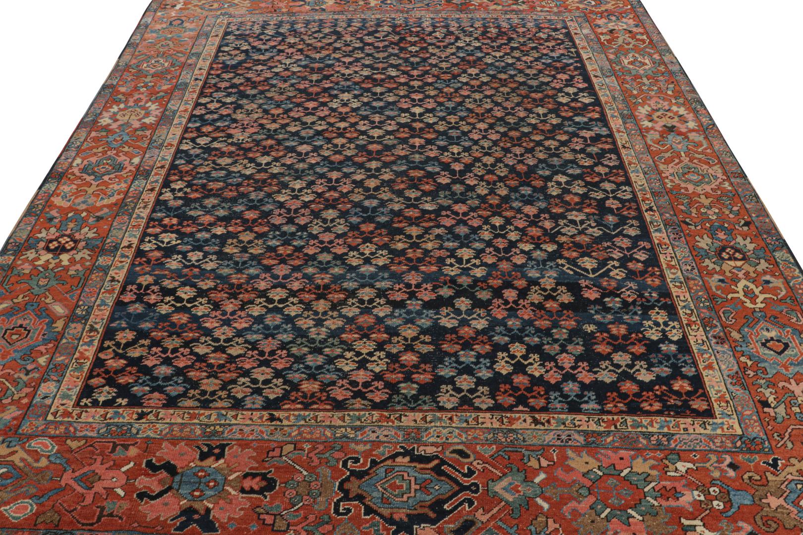 Antique Persian Bakshaish Rug