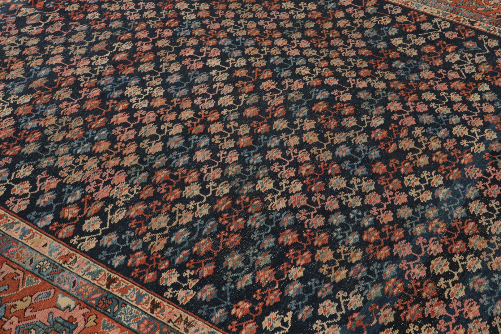 Antique Persian Bakshaish Rug