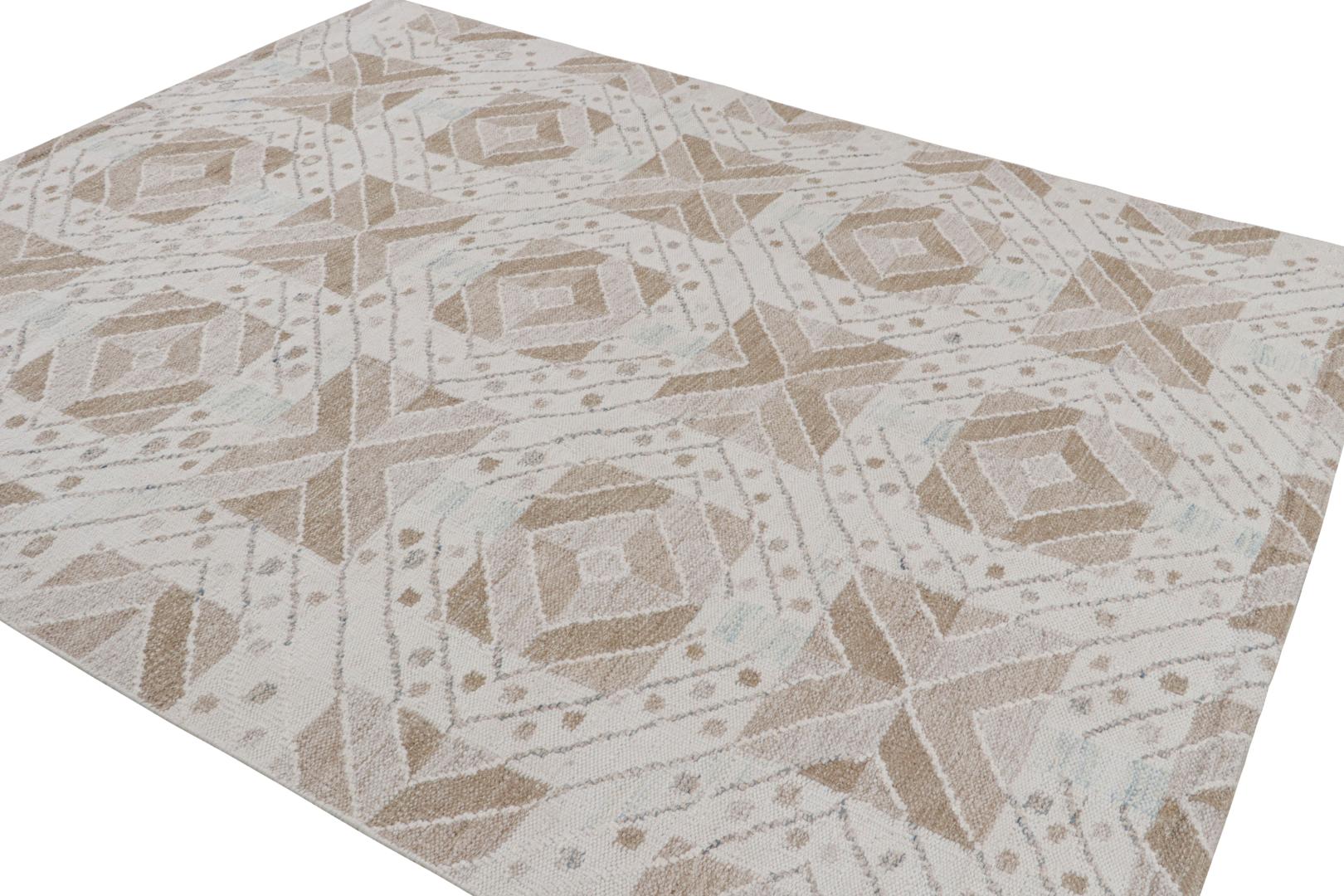 Scandinavian Rug with Geometric Patterns