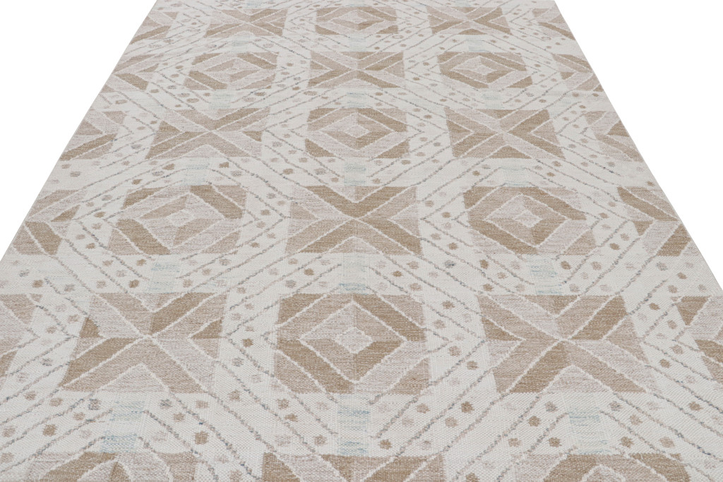 Scandinavian Rug with Geometric Patterns