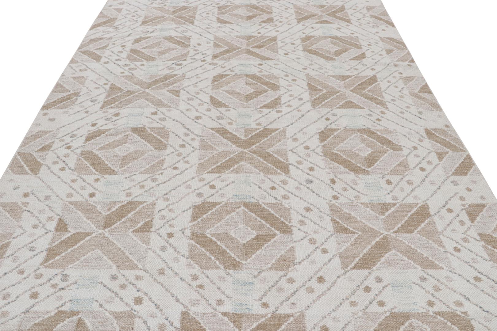 Scandinavian Rug with Geometric Patterns