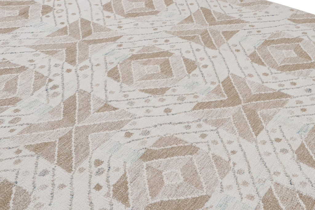 Scandinavian Rug with Geometric Patterns