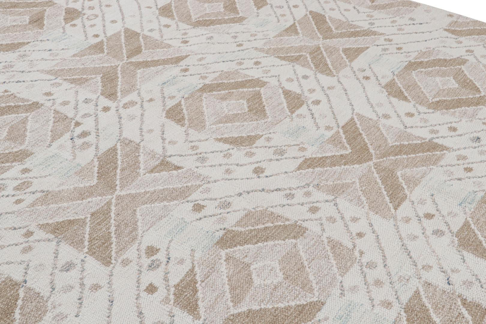 Scandinavian Rug with Geometric Patterns