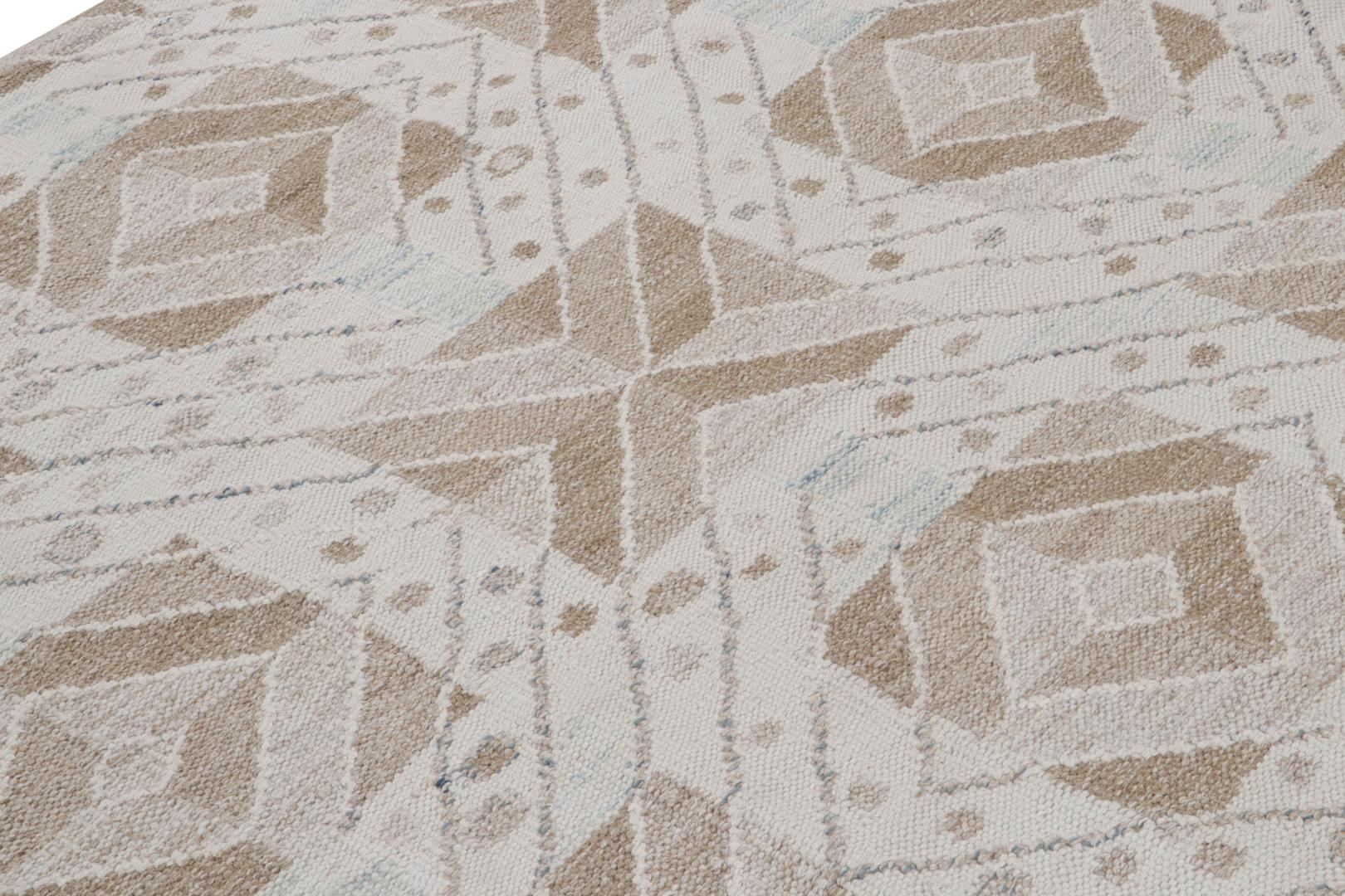 Scandinavian Rug with Geometric Patterns