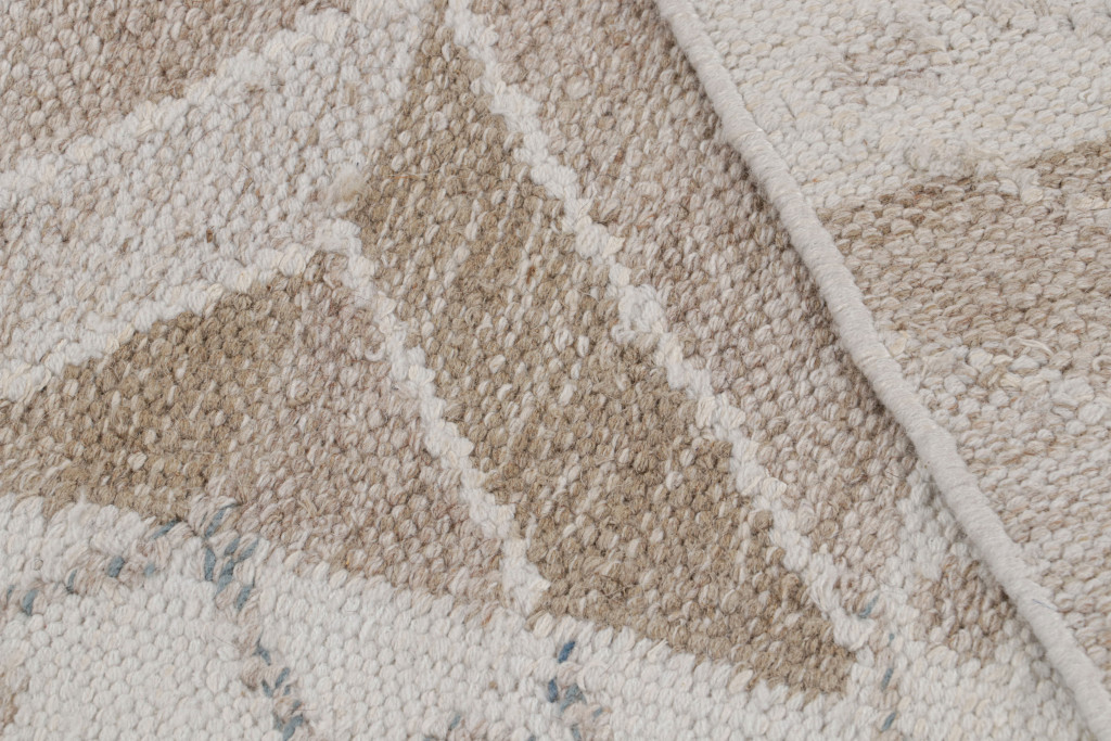 Scandinavian Rug with Geometric Patterns