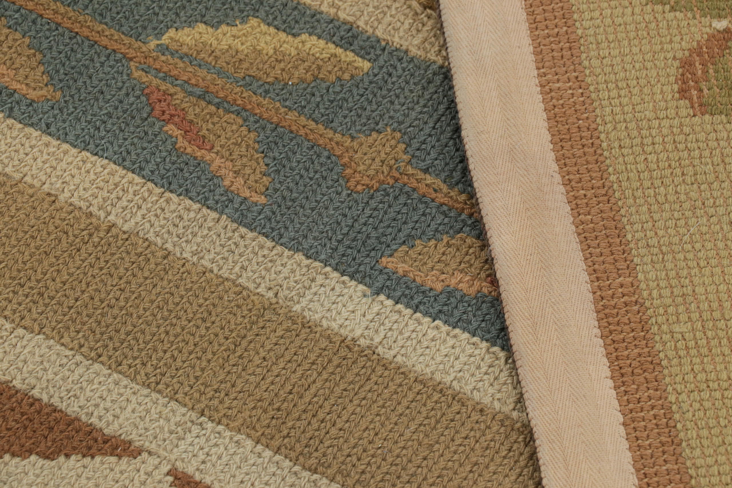 Oversized Antique Portuguese Needlepoint Rug