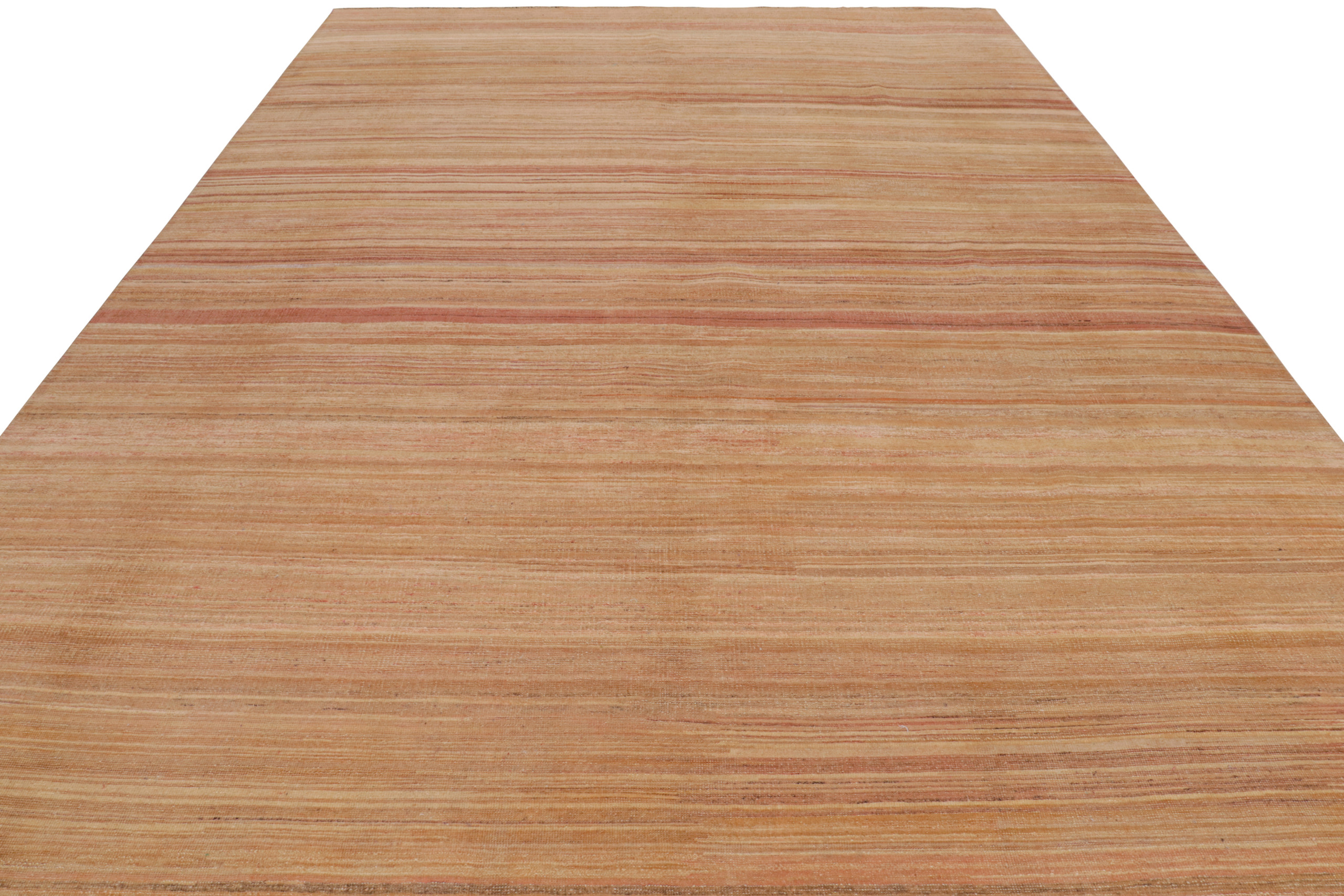 Modern Textural Striped Rug