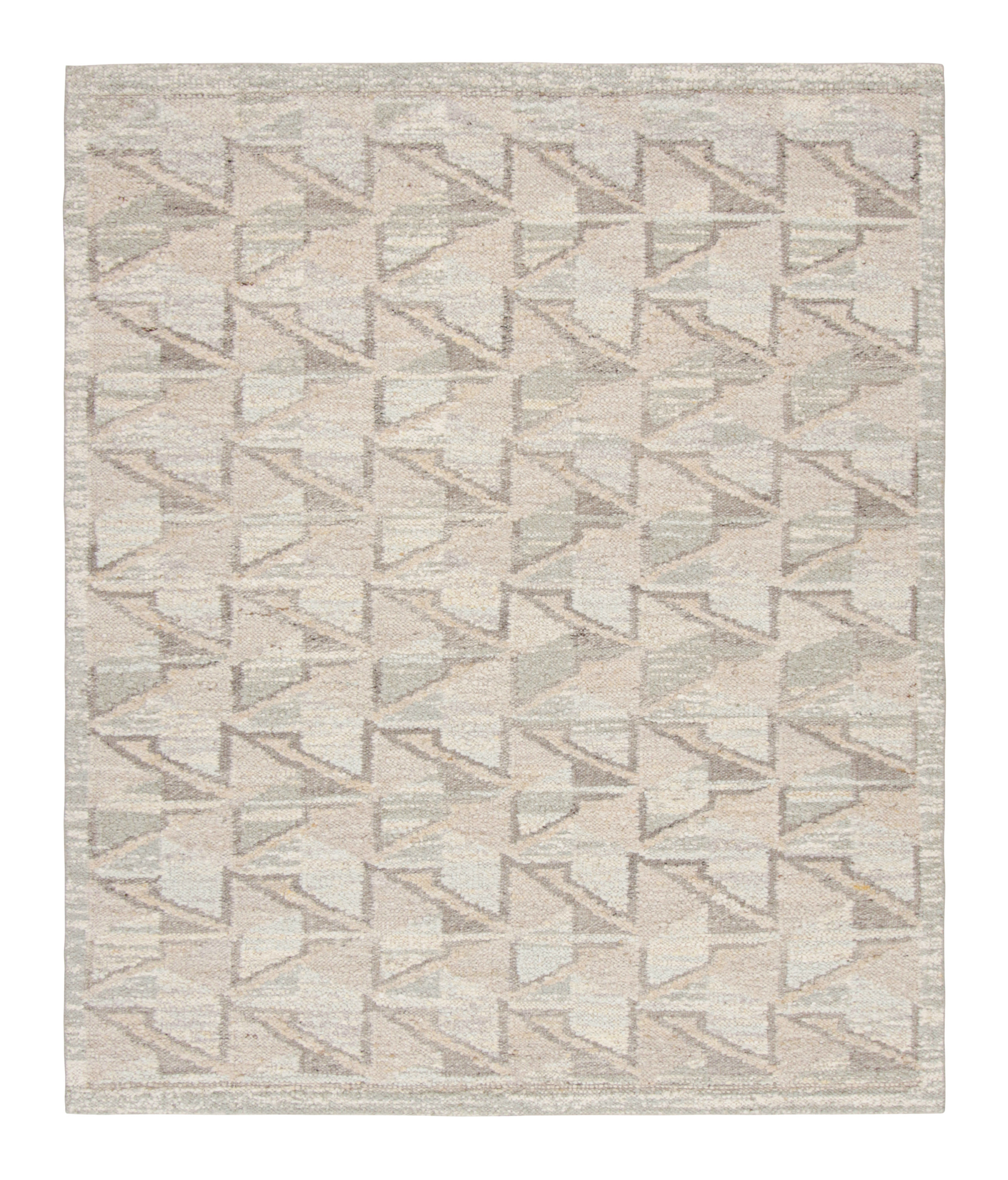 Scandinavian Rug with Geometric Patterns