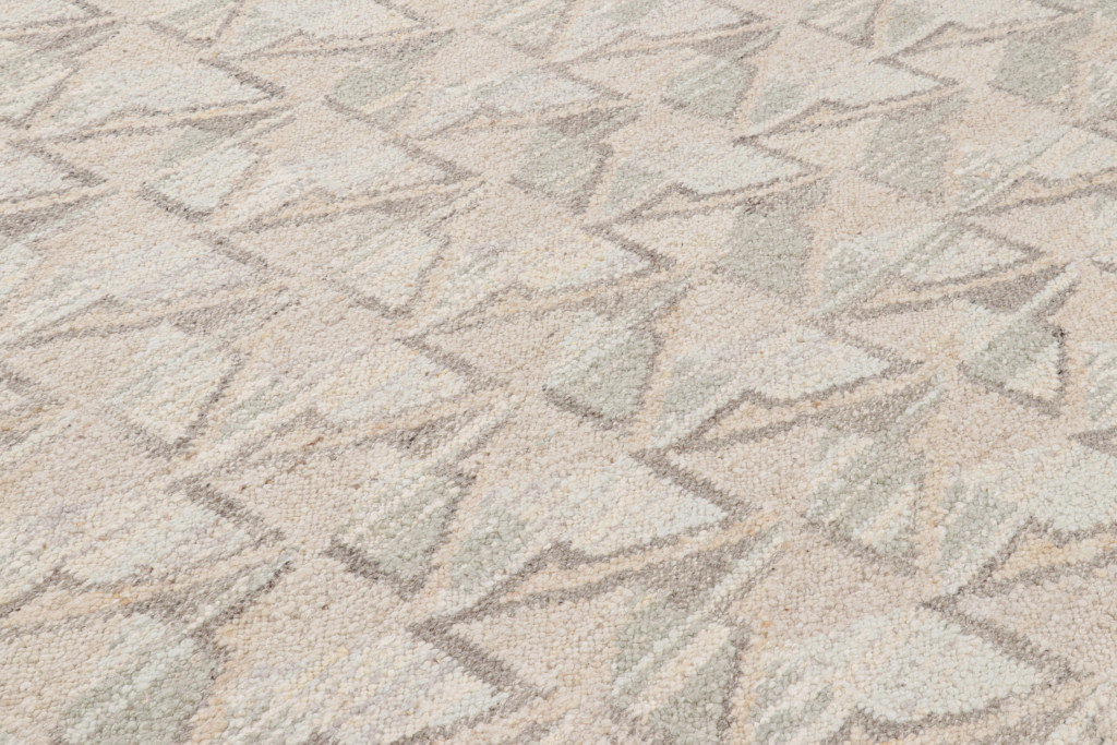 Scandinavian Rug with Geometric Patterns