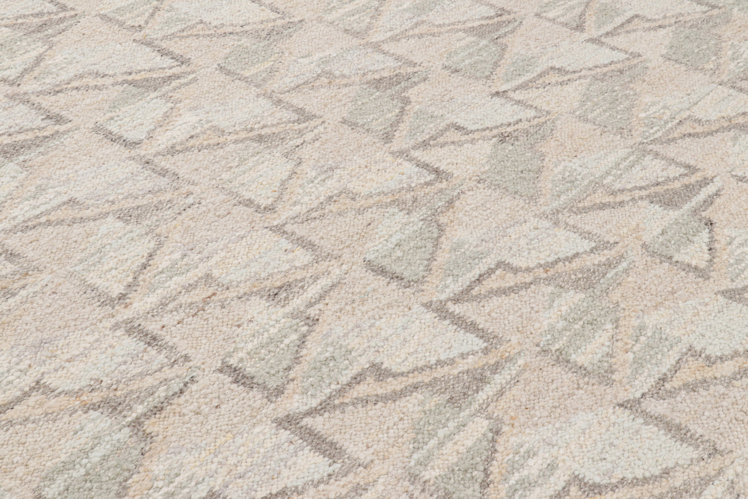 Scandinavian Rug with Geometric Patterns
