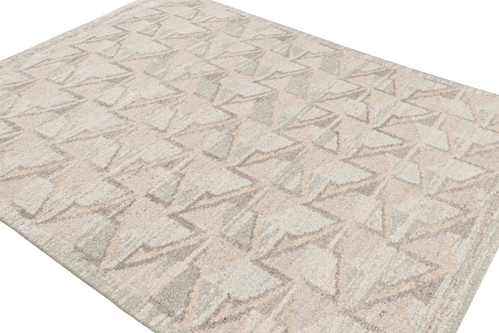 Scandinavian Rug with Geometric Patterns